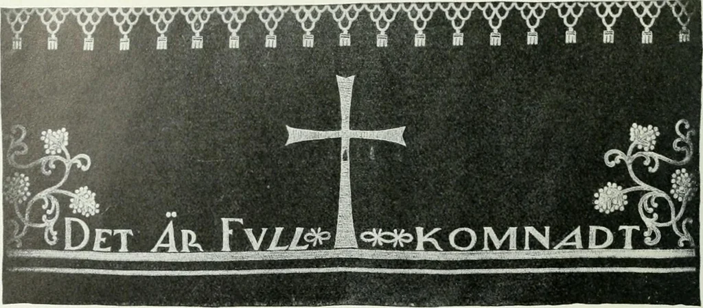 An illustration from Östergötland. Àv Andreas Lindblom, 1921, leaf 137