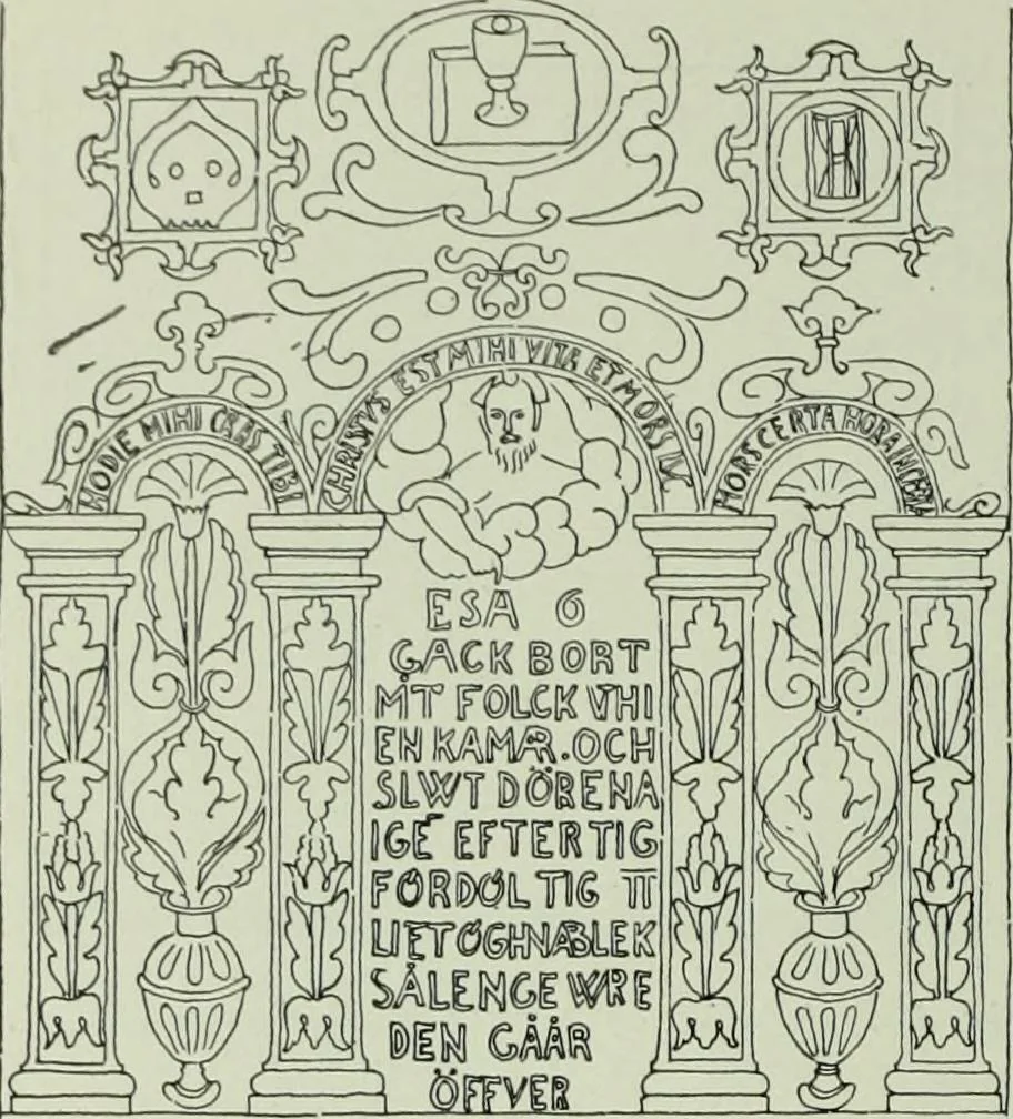 An illustration from Östergötland. Àv Andreas Lindblom, 1921, leaf 63