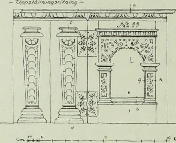 An illustration from Östergötland. Àv Andreas Lindblom, 1921, leaf 91