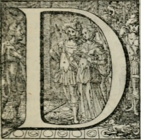 An illustration from Stichtelycke rymen, om te lesen ofte singhen. Onderscheyden in III deelen. Op nieuws over-sien en grootelijckx vermeerdert, oock de noten van druck-fauten ghecorrigeert, en verrijckt met vele copere figuren, 1647, leaf 214