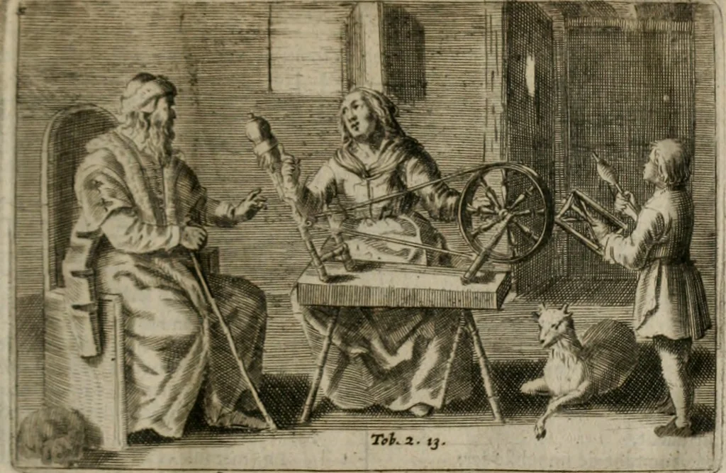 An illustration from Stichtelycke rymen, om te lesen ofte singhen. Onderscheyden in III deelen. Op nieuws over-sien en grootelijckx vermeerdert, oock de noten van druck-fauten ghecorrigeert, en verrijckt met vele copere figuren, 1647, leaf 22
