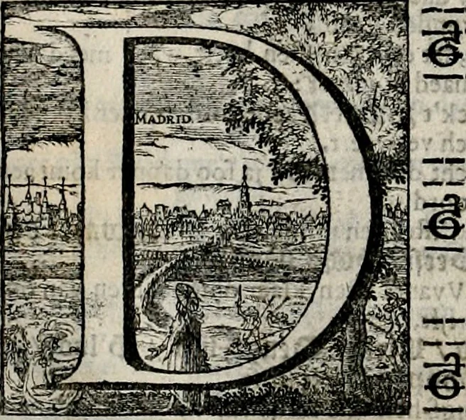 An illustration from Stichtelycke rymen, om te lesen ofte singhen. Onderscheyden in III deelen. Op nieuws over-sien en grootelijckx vermeerdert, oock de noten van druck-fauten ghecorrigeert, en verrijckt met vele copere figuren, 1647, leaf 47