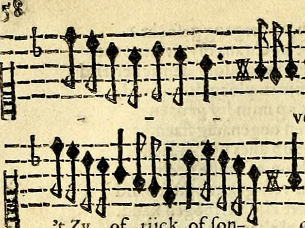 An illustration from Stichtelycke rymen, om te lesen ofte singhen. Onderscheyden in III deelen. Op nieuws over-sien en grootelijckx vermeerdert, oock de noten van druck-fauten ghecorrigeert, en verrijckt met vele copere figuren, 1647, leaf 69