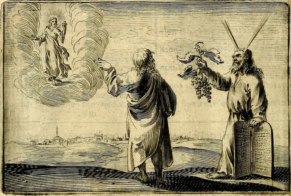 An illustration from Stichtelycke rymen, om te lesen ofte singhen. Onderscheyden in III deelen. Op nieuws over-sien en grootelijckx vermeerdert, oock de noten van druck-fauten ghecorrigeert, en verrijckt met vele copere figuren, 1647, leaf 93