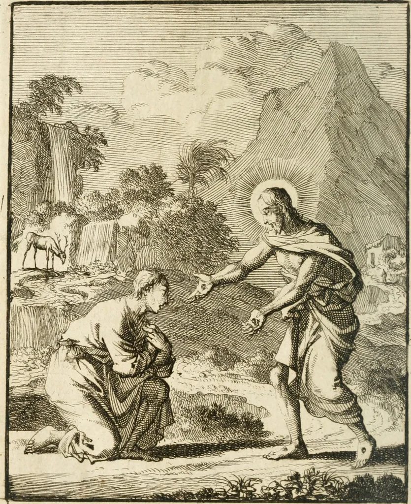 An illustration from Stichtelyke rymen op verscheiden stoffen : waar van ontrent de helft nooit voor-deesen gedrukt zijn : hier in order gestelt in twee deelen, 1700, leaf 29