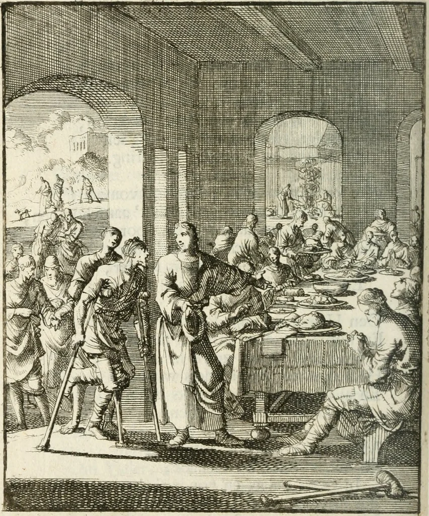 An illustration from Stichtelyke rymen op verscheiden stoffen : waar van ontrent de helft nooit voor-deesen gedrukt zijn : hier in order gestelt in twee deelen, 1700, leaf 91