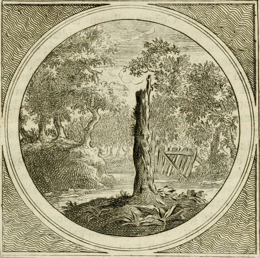 An illustration from Stichtelyke zinnebeelden : gepast of deugden en ondeugden, in LVII tafereelen vertoond, 1767, leaf 140