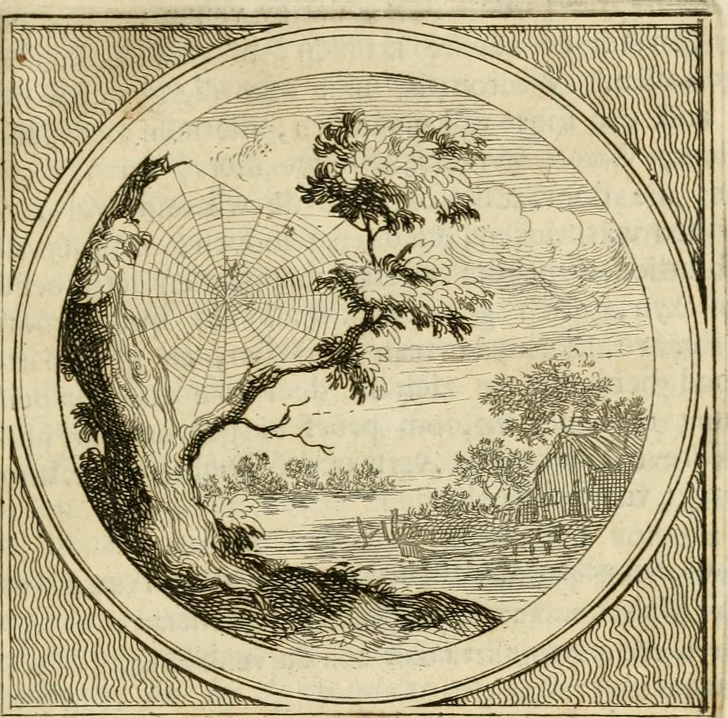 An illustration from Stichtelyke zinnebeelden : gepast of deugden en ondeugden, in LVII tafereelen vertoond, 1767, leaf 218