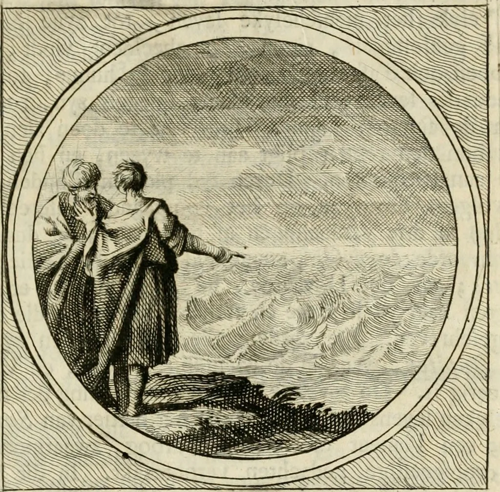An illustration from Stichtelyke zinnebeelden : gepast of deugden en ondeugden, in LVII tafereelen vertoond, 1767, leaf 264