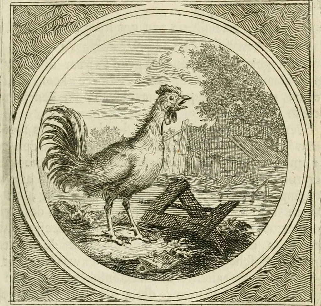 An illustration from Stichtelyke zinnebeelden : gepast of deugden en ondeugden, in LVII tafereelen vertoond, 1767, leaf 62
