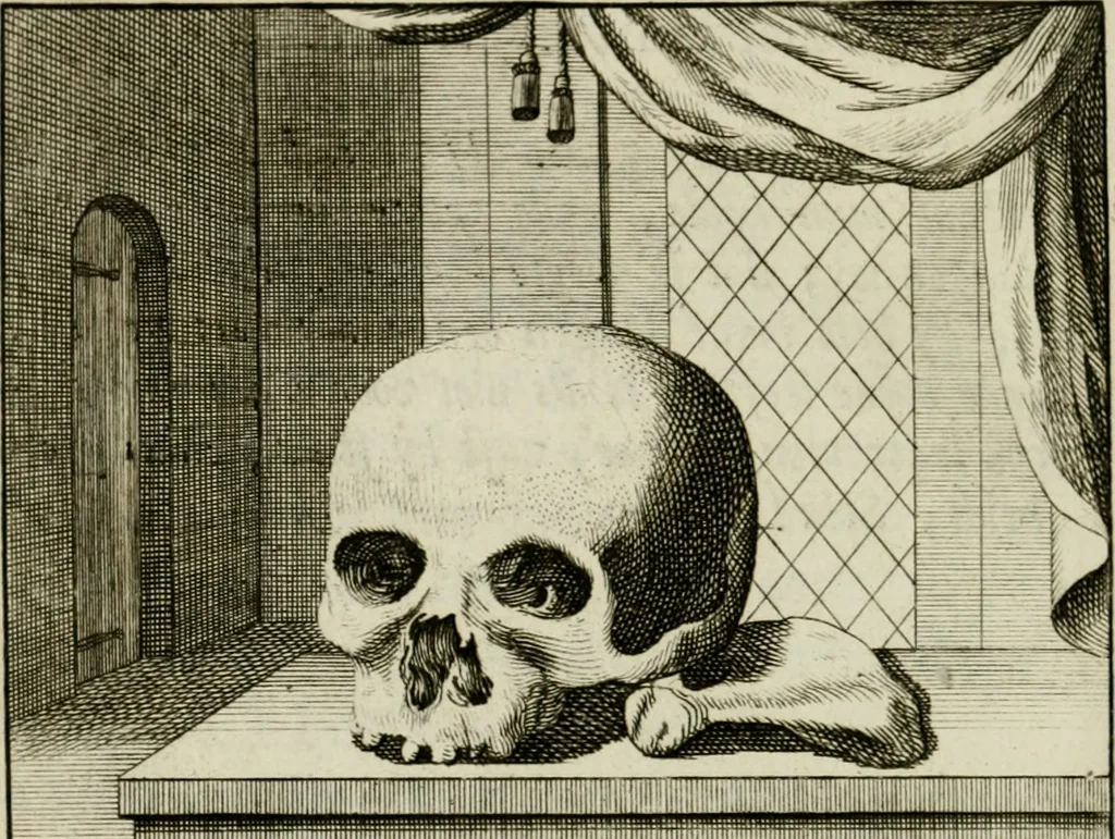 An illustration from Stichtelyke zinnebeelden, en Bybel-stoffen, 1740, leaf 165