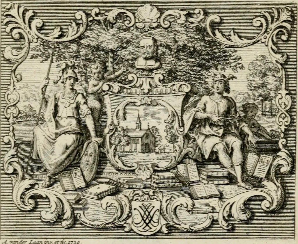 An illustration from Stichtelyke zinnebeelden, en Bybel-stoffen, 1740, leaf 6