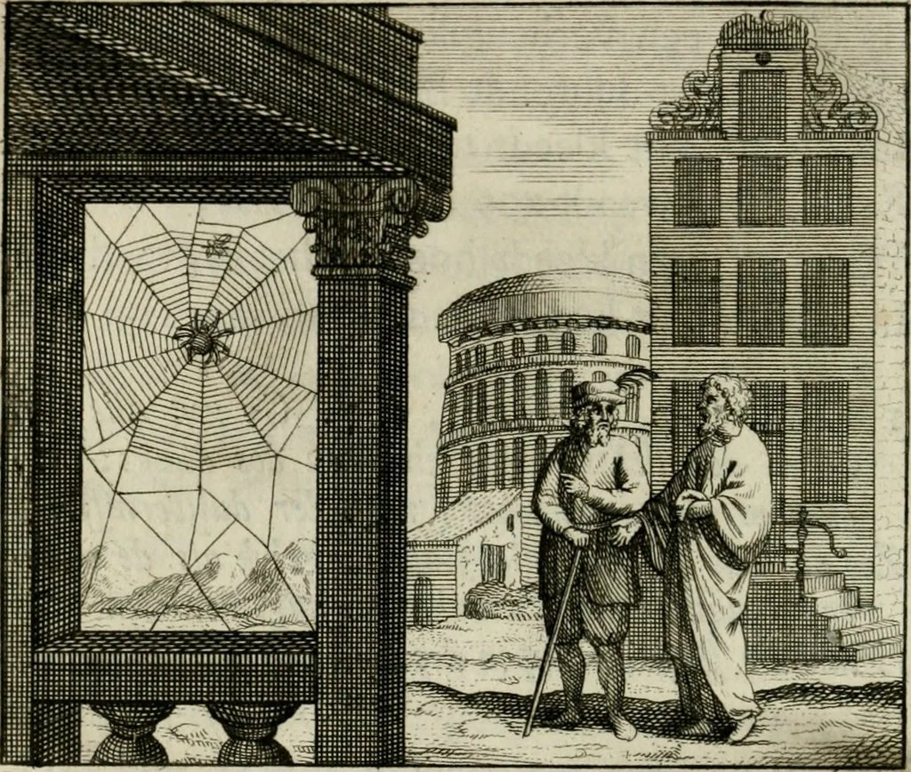 An illustration from Stichtelyke zinnebeelden, en Bybel-stoffen, 1740, leaf 81