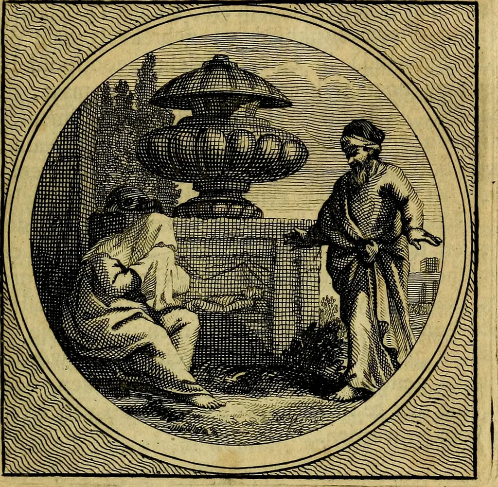 An illustration from Stichtelyke zinnebeelden, gepast op deugden en ondeugden, 1767, leaf 102