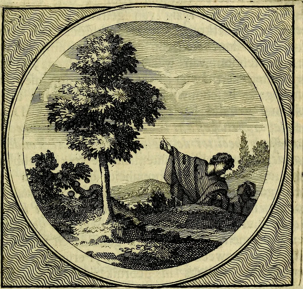 An illustration from Stichtelyke zinnebeelden, gepast op deugden en ondeugden, 1767, leaf 134