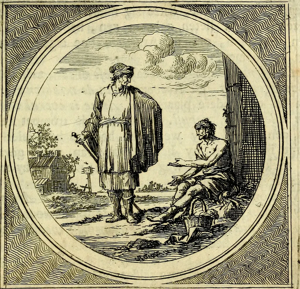 An illustration from Stichtelyke zinnebeelden, gepast op deugden en ondeugden, 1767, leaf 170