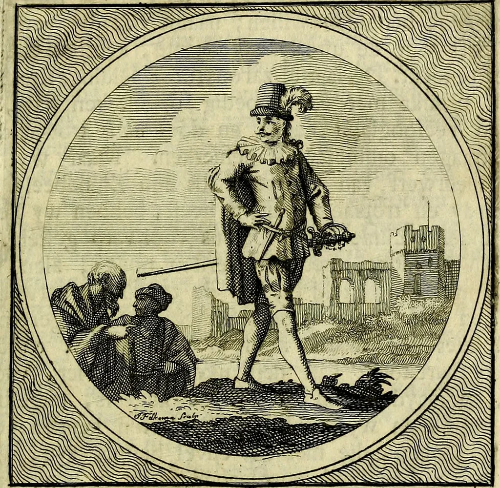 An illustration from Stichtelyke zinnebeelden, gepast op deugden en ondeugden, 1767, leaf 182