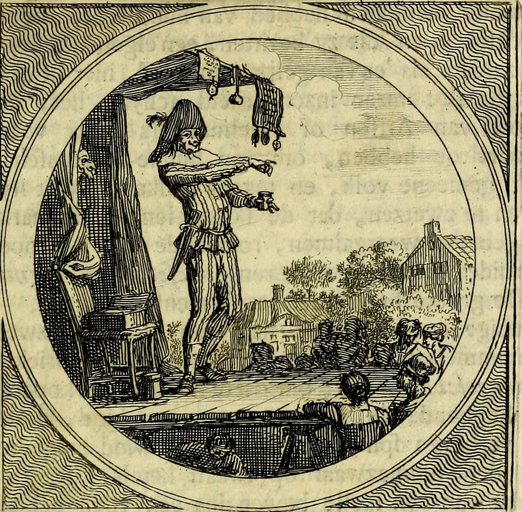 An illustration from Stichtelyke zinnebeelden, gepast op deugden en ondeugden, 1767, leaf 190