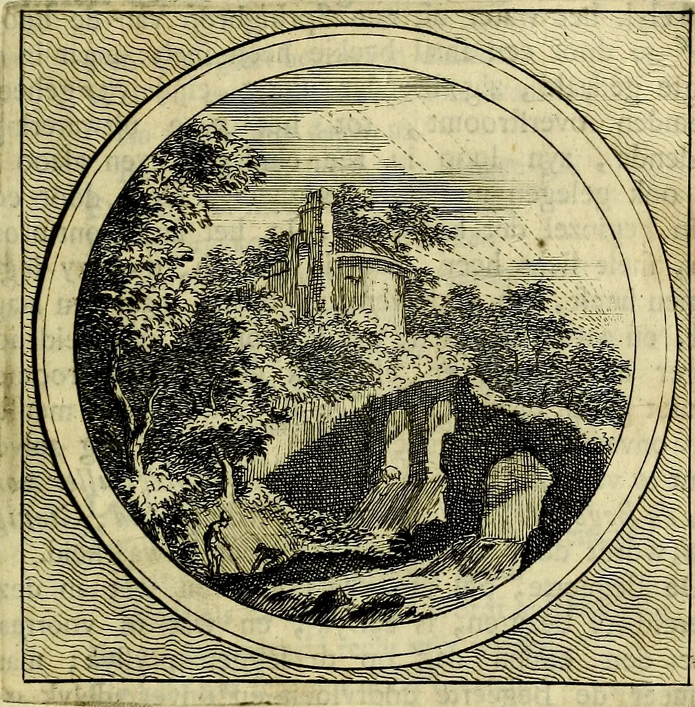 An illustration from Stichtelyke zinnebeelden, gepast op deugden en ondeugden, 1767, leaf 198