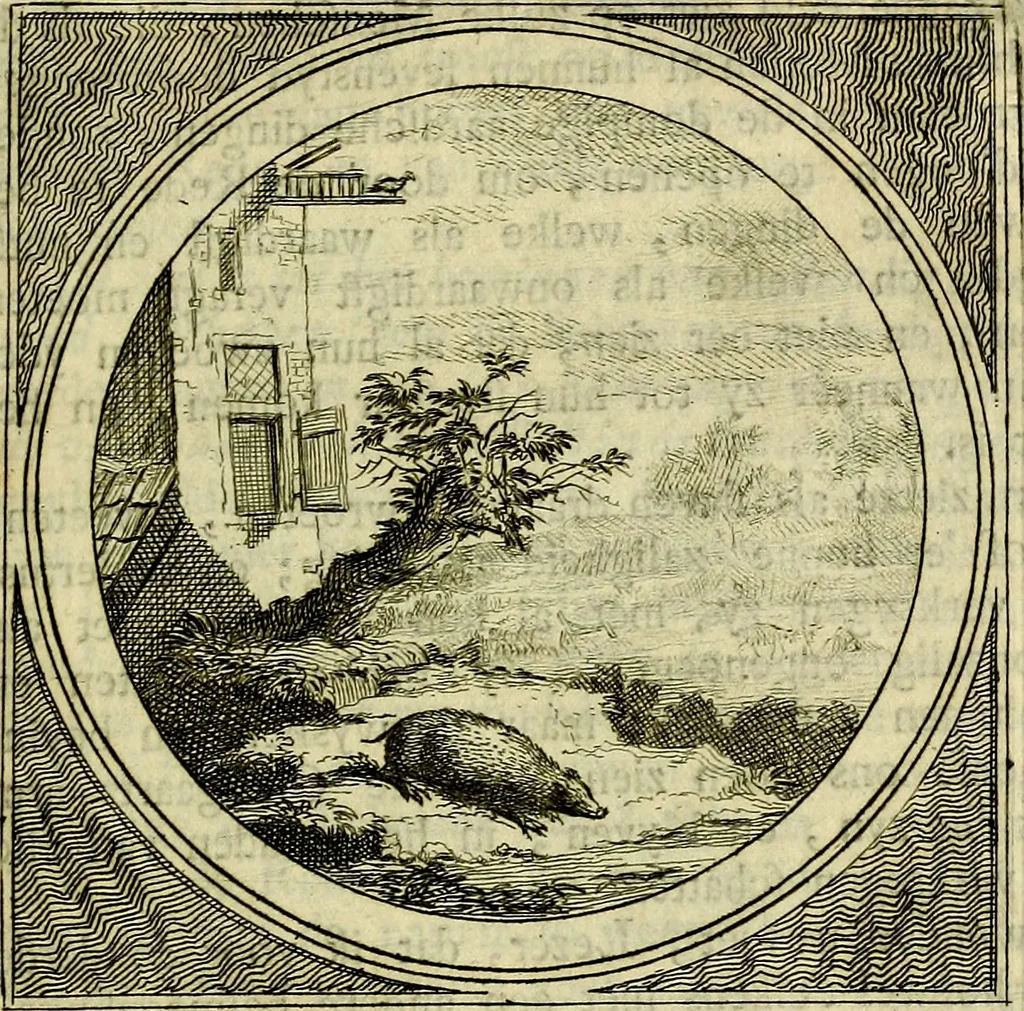 An illustration from Stichtelyke zinnebeelden, gepast op deugden en ondeugden, 1767, leaf 202