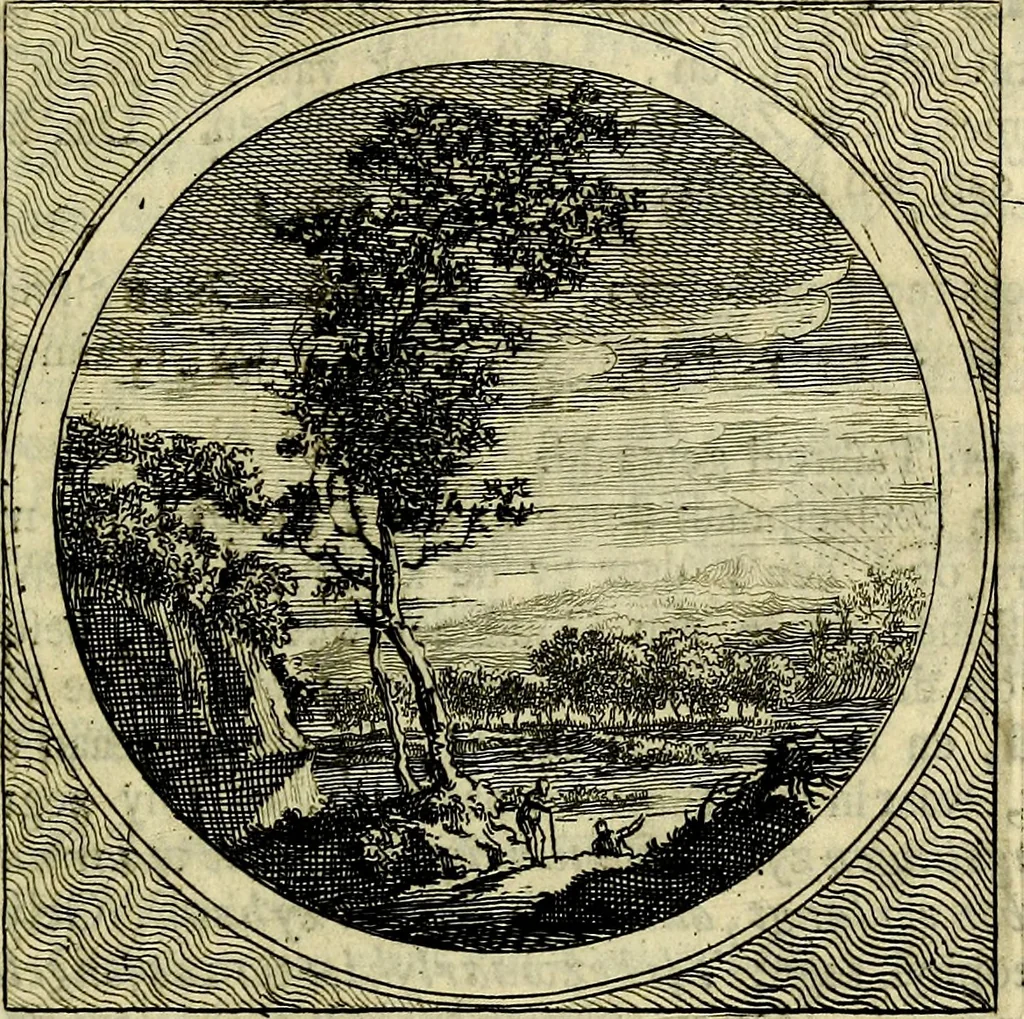 An illustration from Stichtelyke zinnebeelden, gepast op deugden en ondeugden, 1767, leaf 258