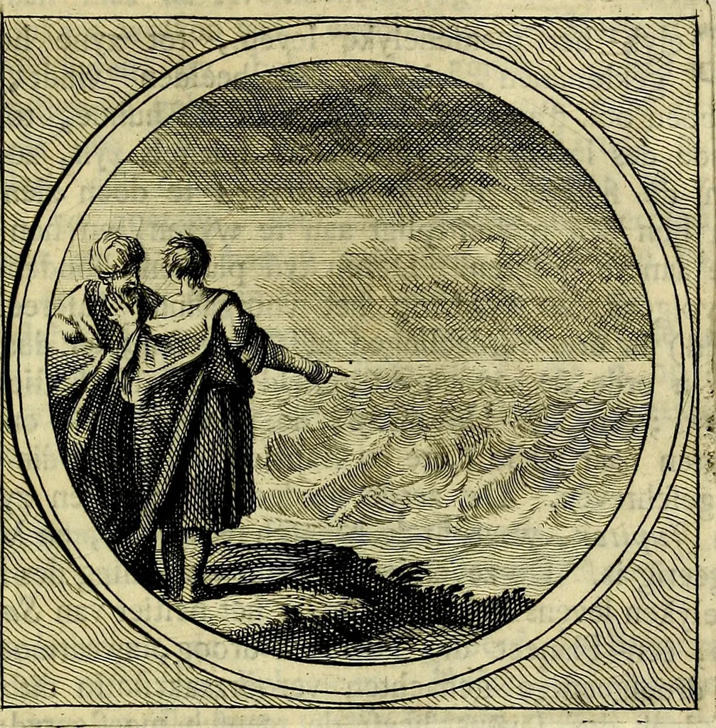 An illustration from Stichtelyke zinnebeelden, gepast op deugden en ondeugden, 1767, leaf 266