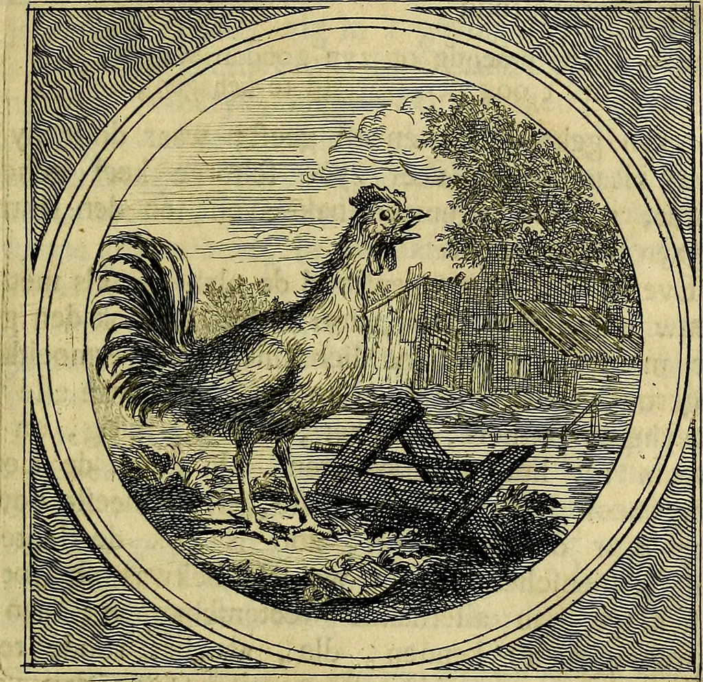 An illustration from Stichtelyke zinnebeelden, gepast op deugden en ondeugden, 1767, leaf 64