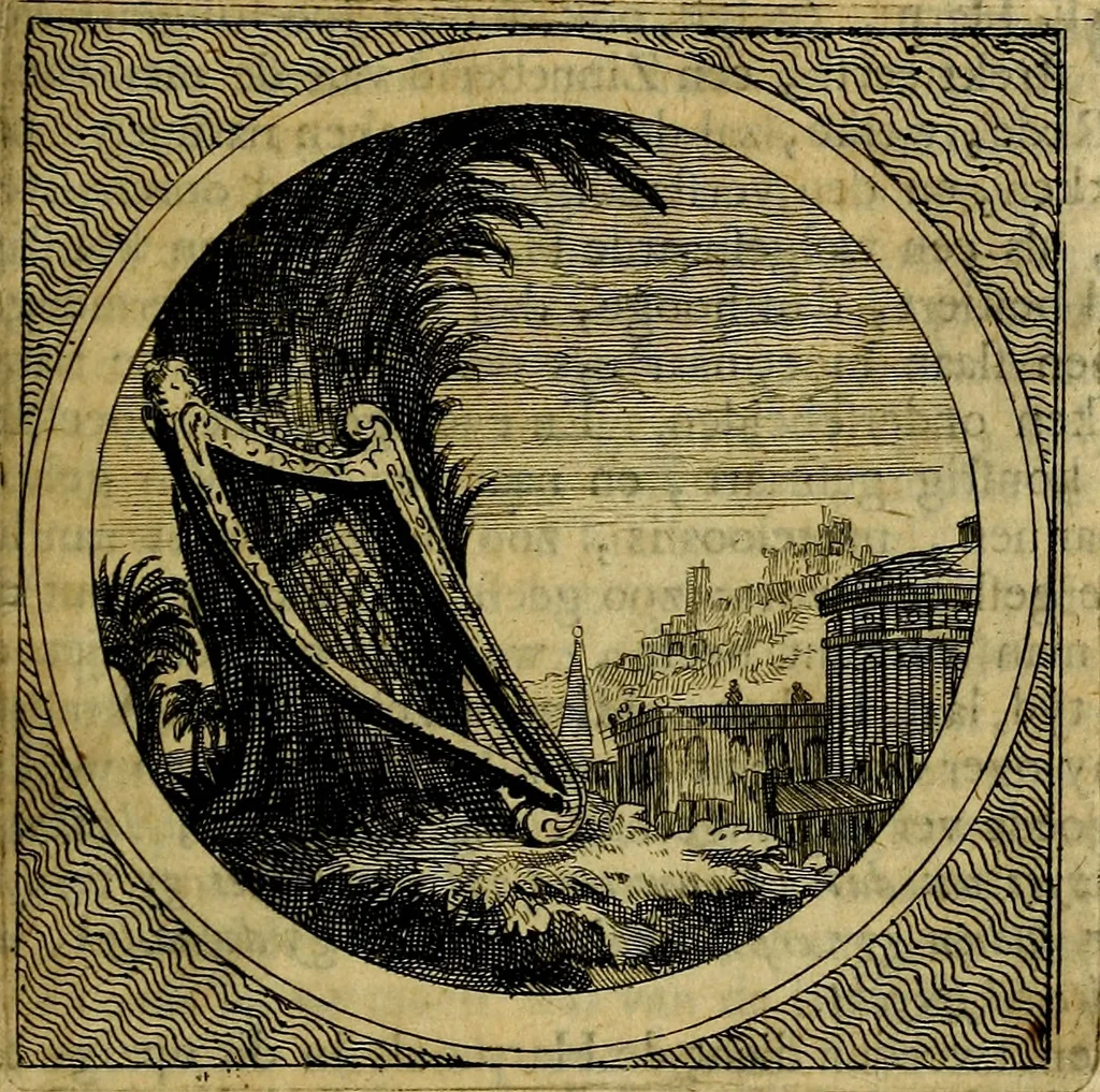 An illustration from Stichtelyke zinnebeelden gepast op deugden en ondeugden : in LVII tafereeelen vertoont, 1723, leaf 142