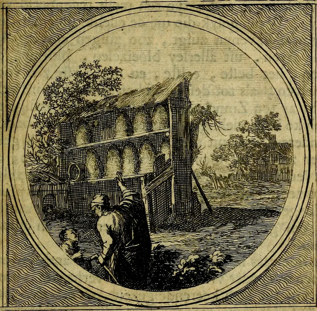 An illustration from Stichtelyke zinnebeelden gepast op deugden en ondeugden : in LVII tafereeelen vertoont, 1723, leaf 158