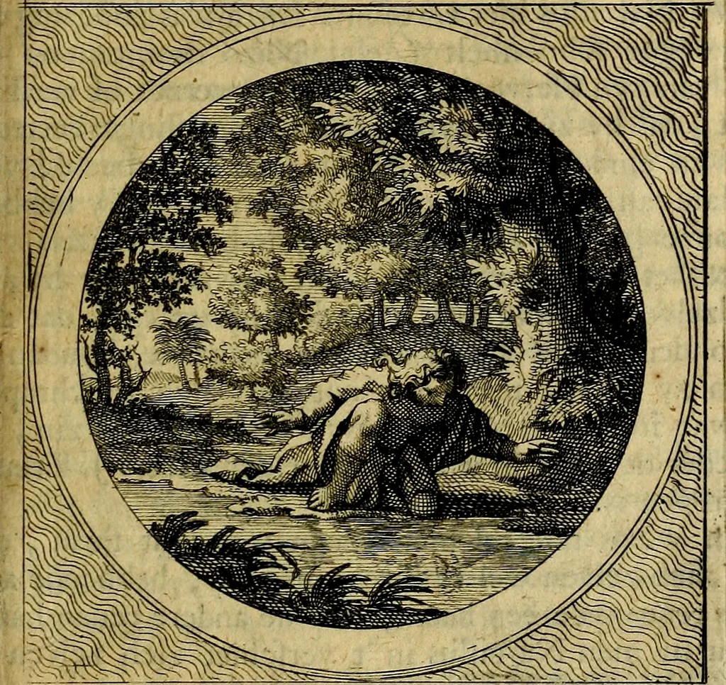 An illustration from Stichtelyke zinnebeelden gepast op deugden en ondeugden : in LVII tafereeelen vertoont, 1723, leaf 178