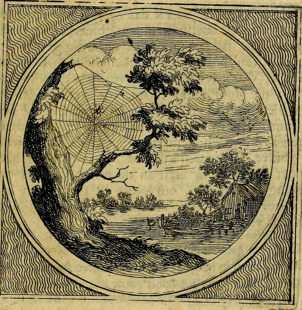 An illustration from Stichtelyke zinnebeelden gepast op deugden en ondeugden : in LVII tafereeelen vertoont, 1723, leaf 224