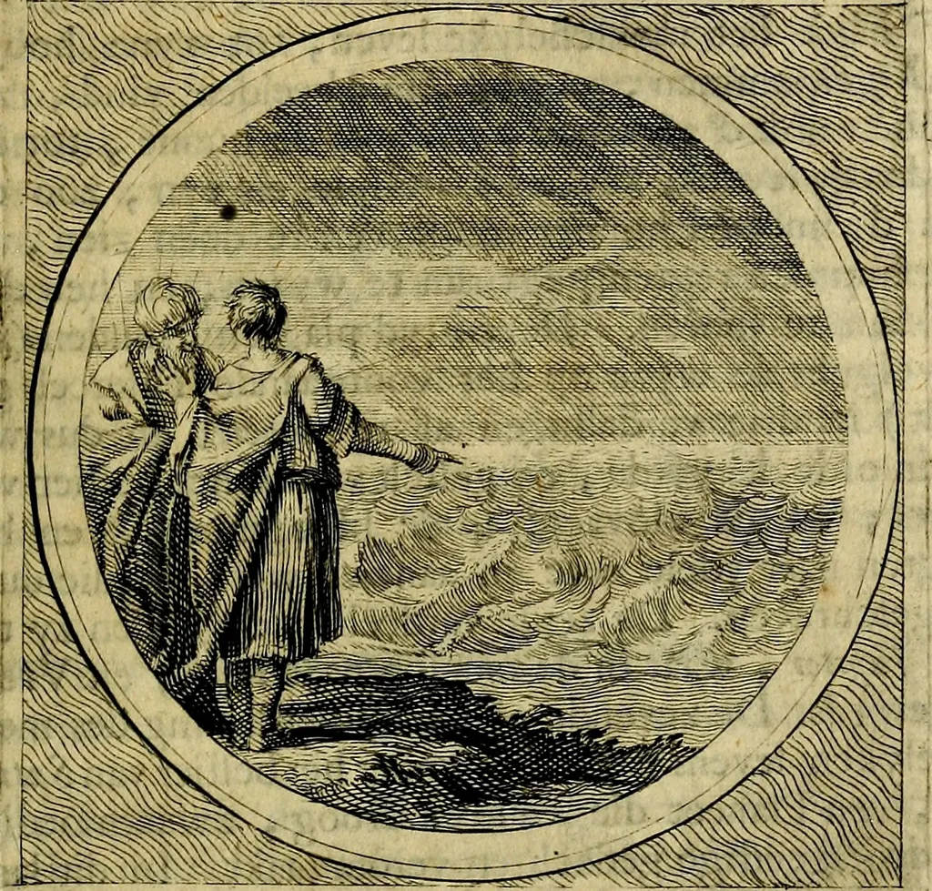 An illustration from Stichtelyke zinnebeelden gepast op deugden en ondeugden : in LVII tafereeelen vertoont, 1723, leaf 270