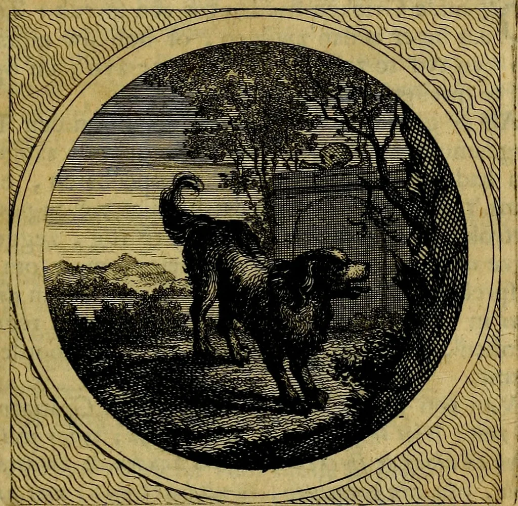 An illustration from Stichtelyke zinnebeelden gepast op deugden en ondeugden : in LVII tafereeelen vertoont, 1723, leaf 56