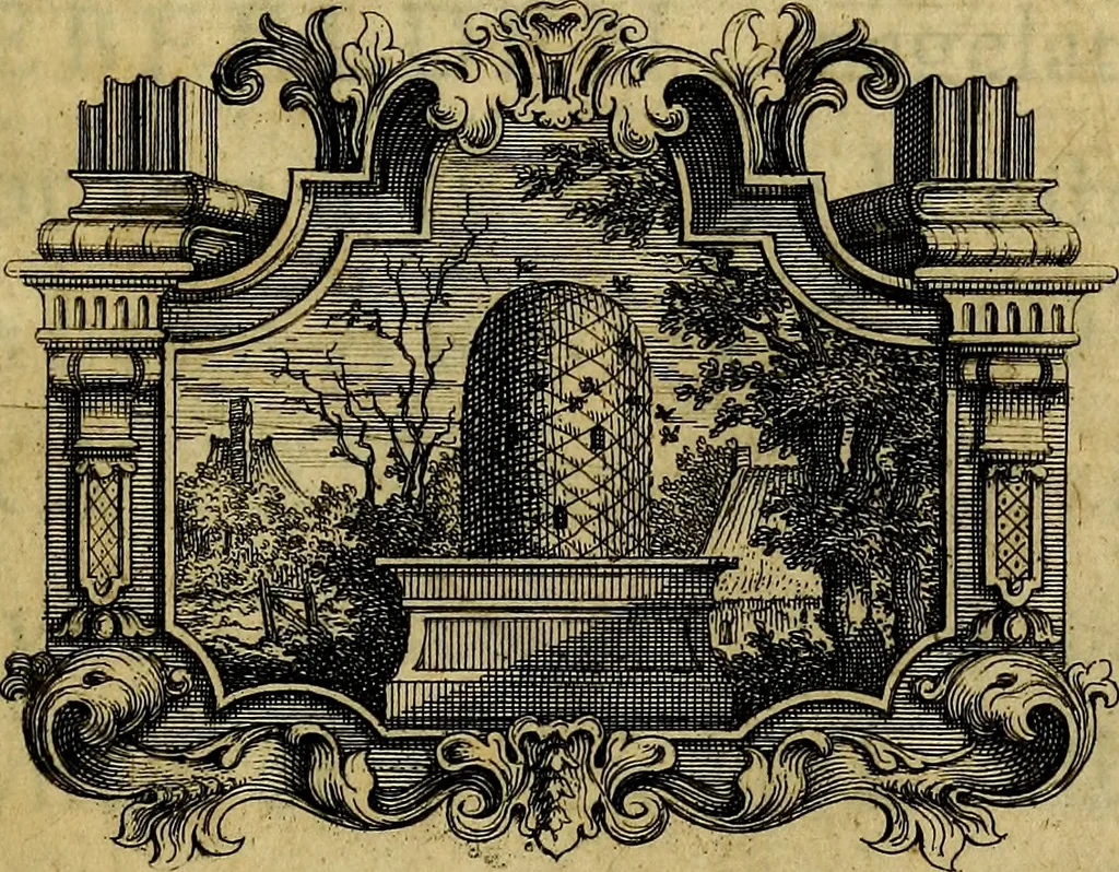 An illustration from Stichtelyke zinnebeelden gepast op deugden en ondeugden : in LVII tafereeelen vertoont, 1723, leaf 8