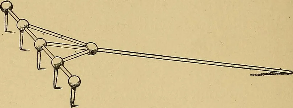 An illustration from Stick-and-pea plays; pastimes for the children's year, 1899, leaf 51