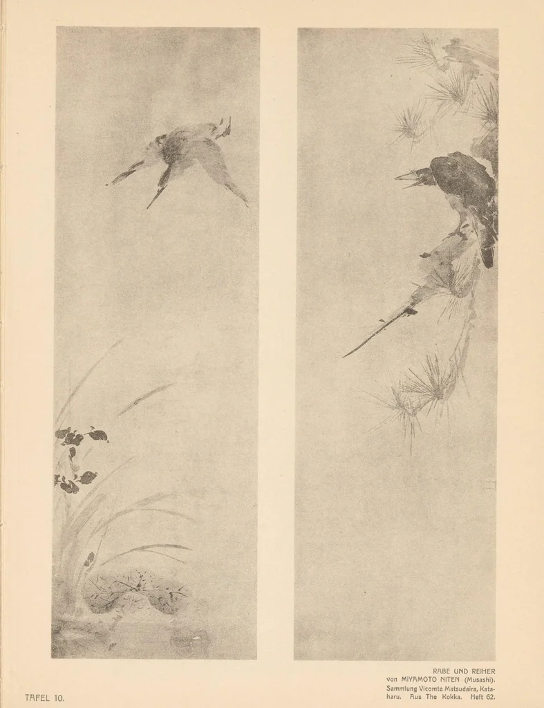 An illustration from Stilanalysen als Einführung in die japanische Malerei, 1908, leaf 195