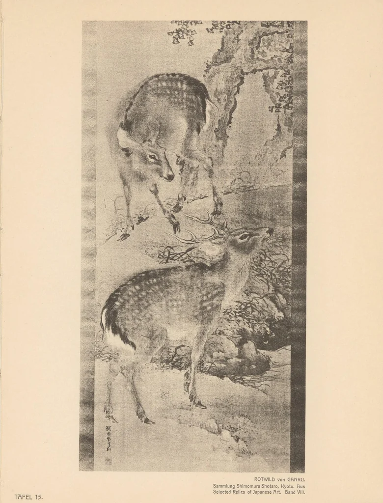 An illustration from Stilanalysen als Einführung in die japanische Malerei, 1908, leaf 205