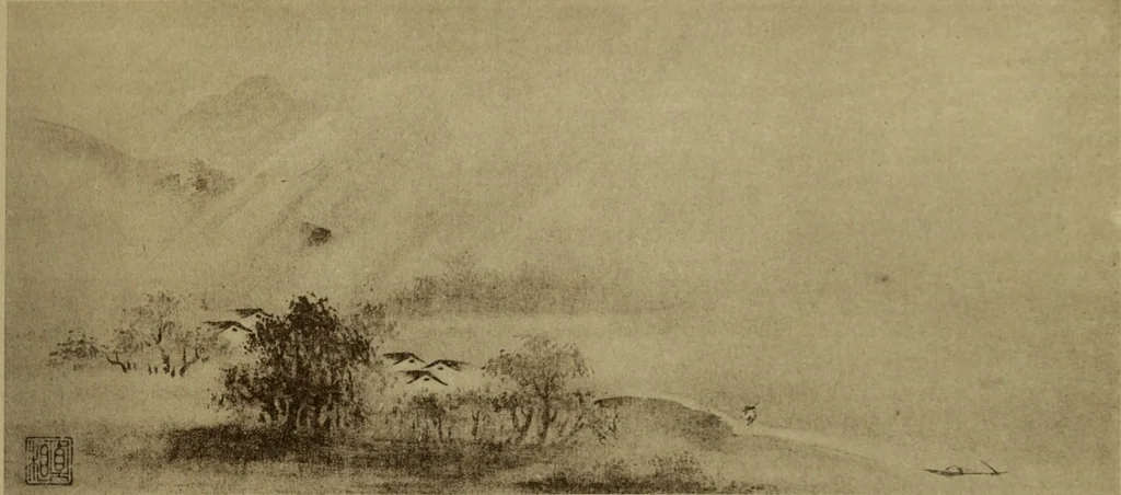An illustration from Stilanalysen als Einführung in die japanische Malerei, 1908, leaf 190