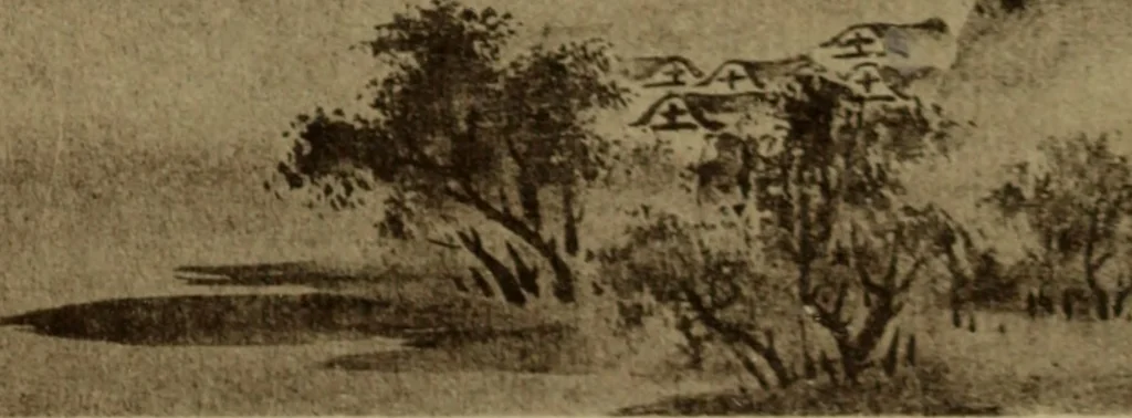 An illustration from Stilanalysen als Einführung in die japanische Malerei, 1908, leaf 190