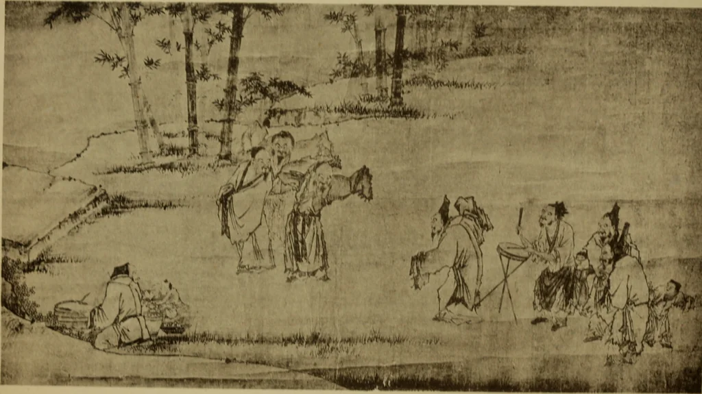 An illustration from Stilanalysen als Einführung in die japanische Malerei, 1908, leaf 194