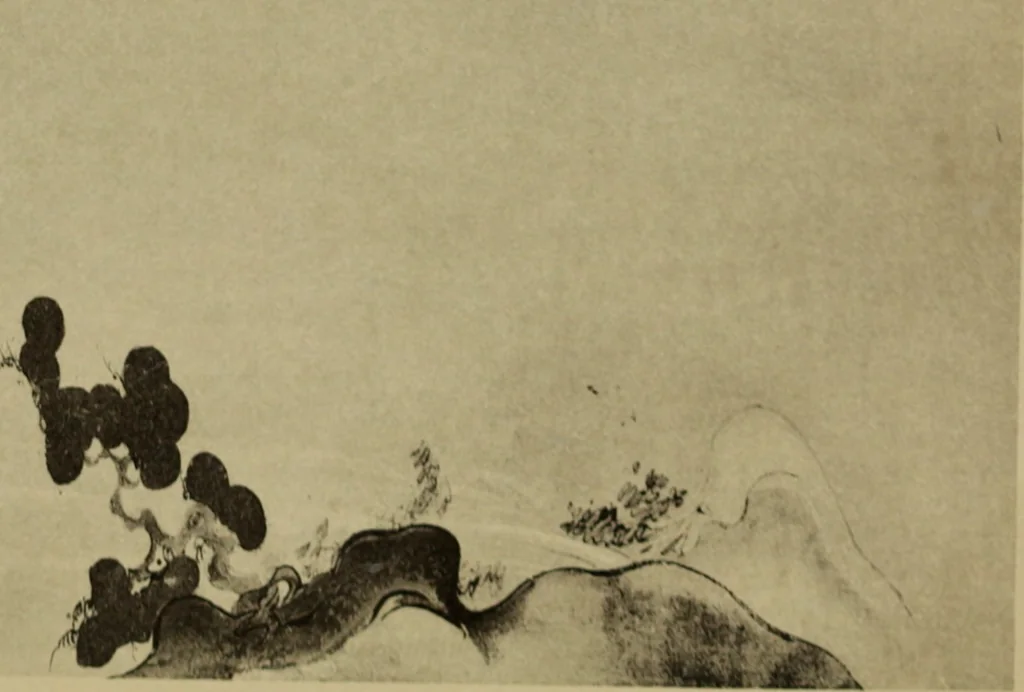An illustration from Stilanalysen als Einführung in die japanische Malerei, 1908, leaf 196