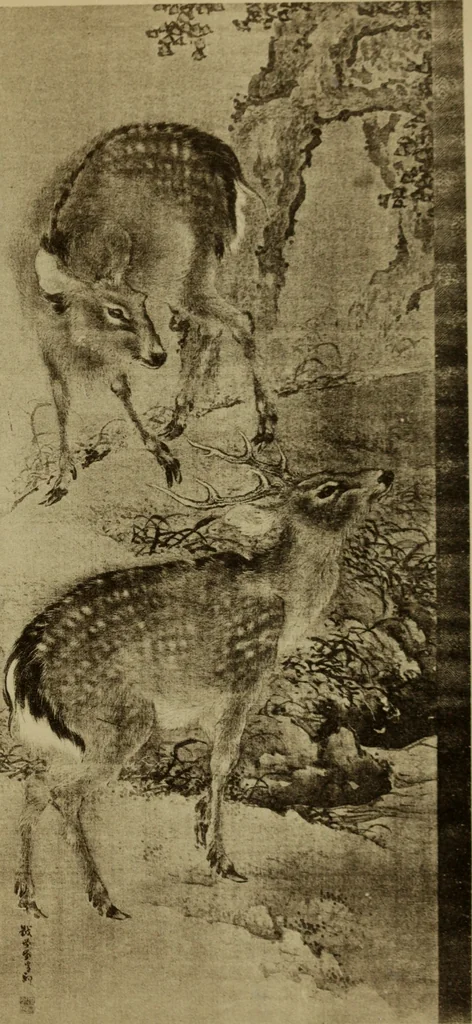 An illustration from Stilanalysen als Einführung in die japanische Malerei, 1908, leaf 202