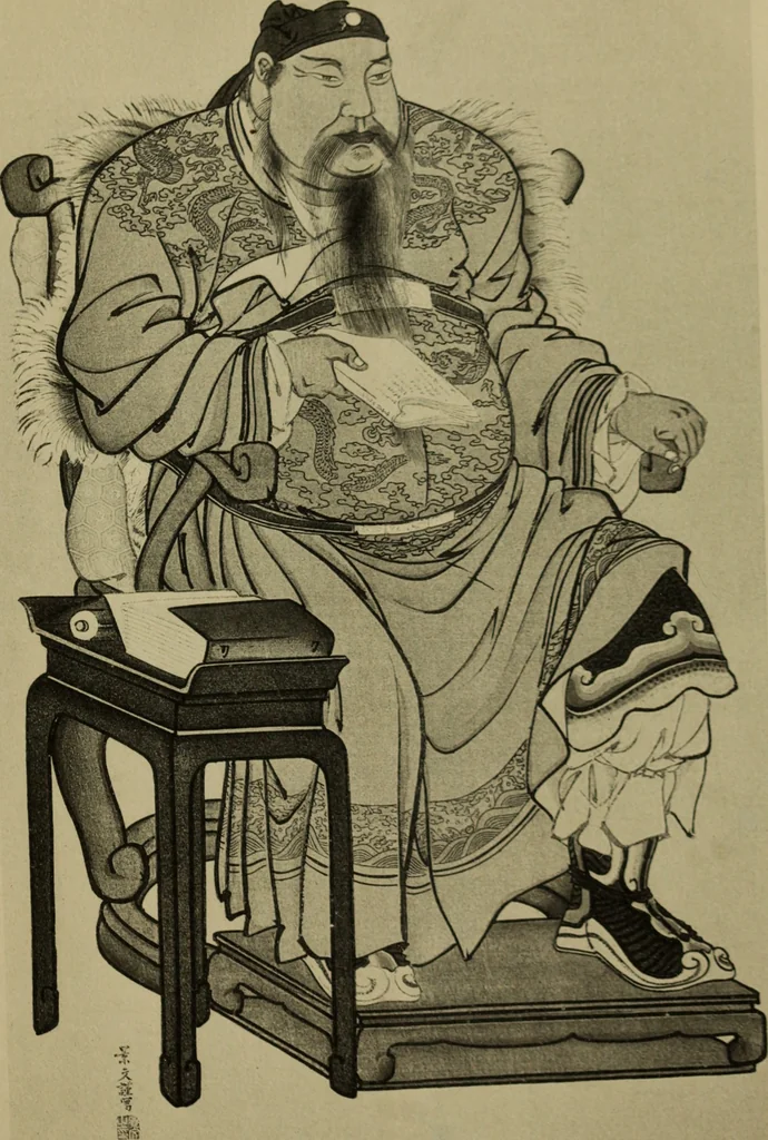An illustration from Stilanalysen als Einführung in die japanische Malerei, 1908, leaf 204