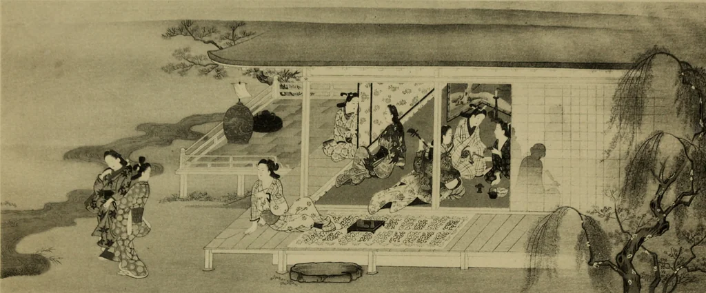 An illustration from Stilanalysen als Einführung in die japanische Malerei, 1908, leaf 208