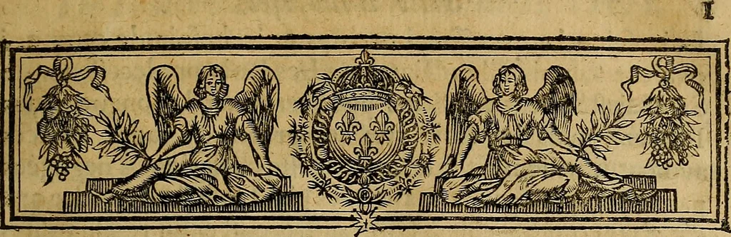 An illustration from Stile universel dresse pour toutes les cours et jurisdictions du royaume : suivant l'ordonnance de Louis XIV ... du mois d'Avril 1667, 1676, leaf 20