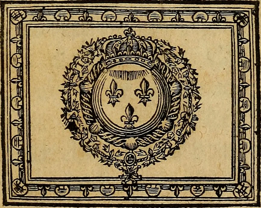 An illustration from Stile universel dresse pour toutes les cours et jurisdictions du royaume : suivant l'ordonnance de Louis XIV ... du mois d'Avril 1667, 1676, leaf 4