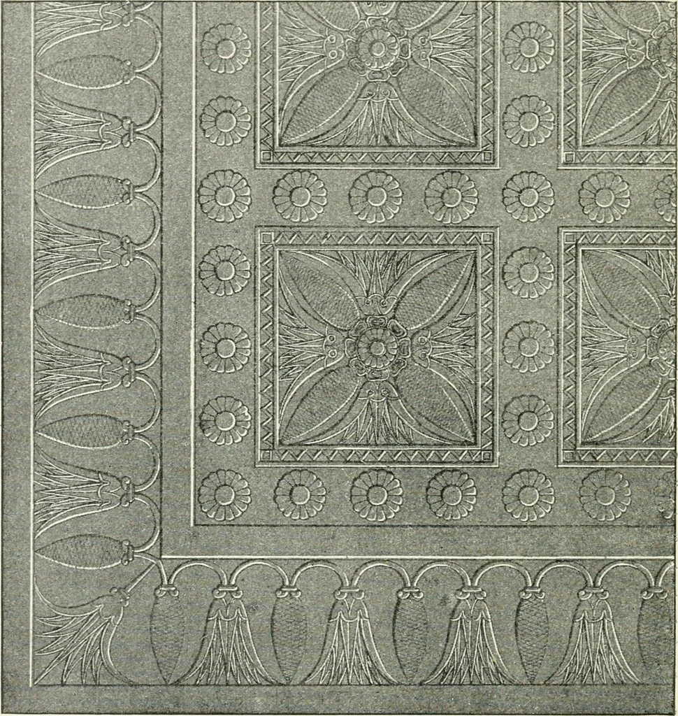 An illustration from Stilfragen : Grundlegungen zu einer Geschichte der Ornamentik, 1893, leaf 117