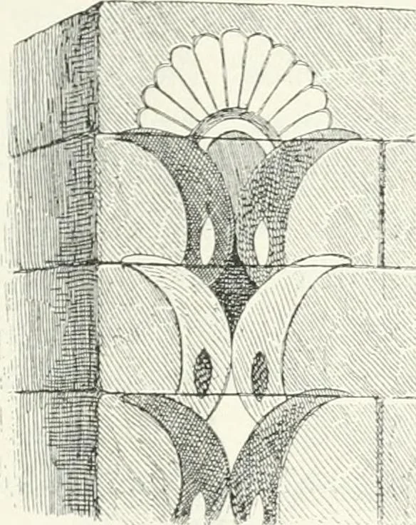 An illustration from Stilfragen : Grundlegungen zu einer Geschichte der Ornamentik, 1893, leaf 134