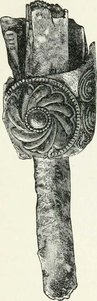 An illustration from Stilfragen : Grundlegungen zu einer Geschichte der Ornamentik, 1893, leaf 142