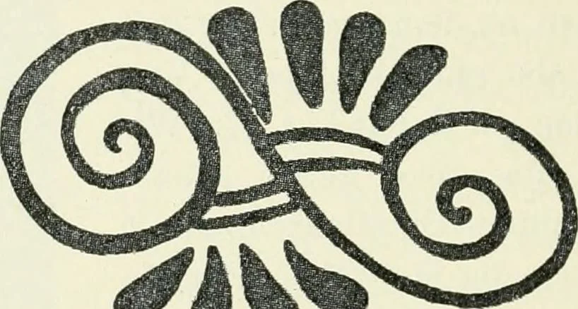 An illustration from Stilfragen : Grundlegungen zu einer Geschichte der Ornamentik, 1893, leaf 181